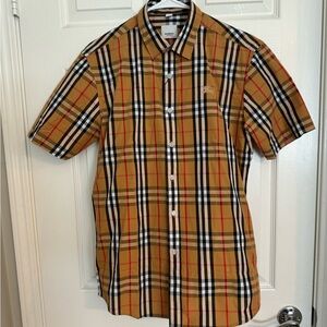 Burberry short sleeve button up